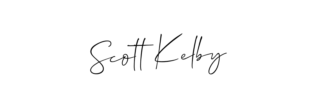 The best way (Allison_Script) to make a short signature is to pick only two or three words in your name. The name Scott Kelby include a total of six letters. For converting this name. Scott Kelby signature style 2 images and pictures png