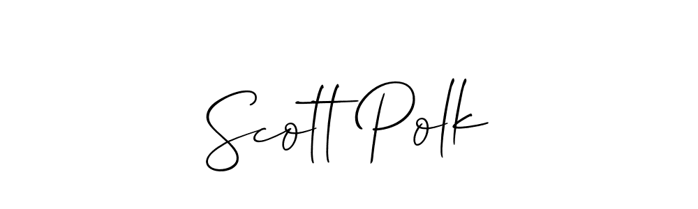 See photos of Scott Polk official signature by Spectra . Check more albums & portfolios. Read reviews & check more about Allison_Script font. Scott Polk signature style 2 images and pictures png