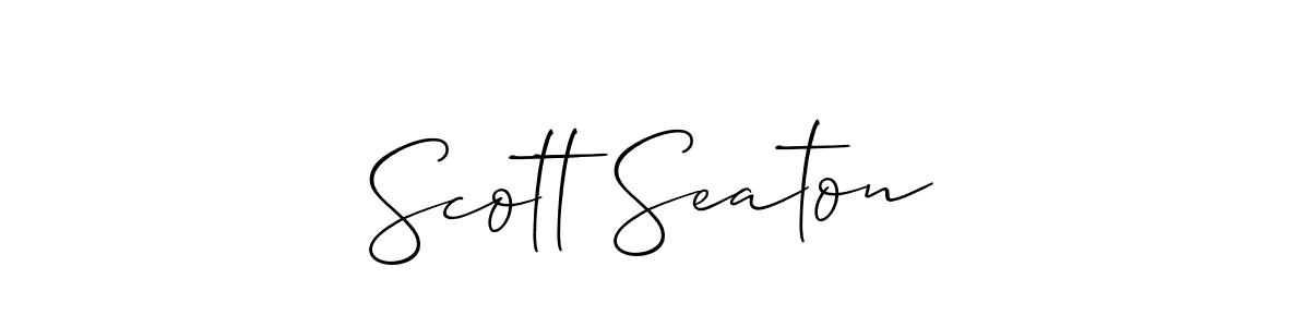 This is the best signature style for the Scott Seaton name. Also you like these signature font (Allison_Script). Mix name signature. Scott Seaton signature style 2 images and pictures png