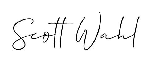 Discover how Scott Wahl looks in an executive cursive font (Allison_Script). Perfect for legal documents, invoices, and certificates. Scott Wahl signature style 2 images and pictures png