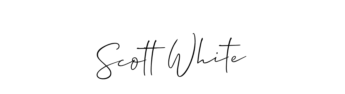 Make a beautiful signature design for name Scott White. Use this online signature maker to create a handwritten signature for free. Scott White signature style 2 images and pictures png