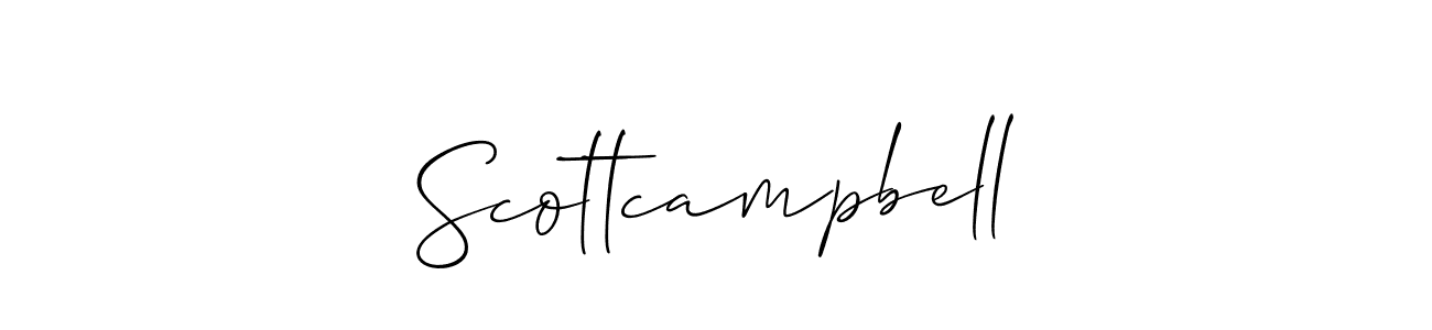 How to Draw Scottcampbell signature style? Allison_Script is a latest design signature styles for name Scottcampbell. Scottcampbell signature style 2 images and pictures png