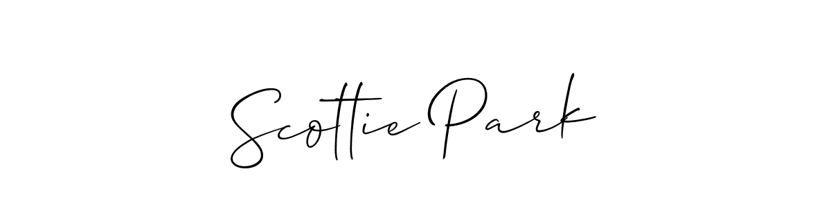 Also You can easily find your signature by using the search form. We will create Scottie Park name handwritten signature images for you free of cost using Allison_Script sign style. Scottie Park signature style 2 images and pictures png
