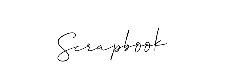 You should practise on your own different ways (Allison_Script) to write your name (Scrapbook) in signature. don't let someone else do it for you. Scrapbook signature style 2 images and pictures png