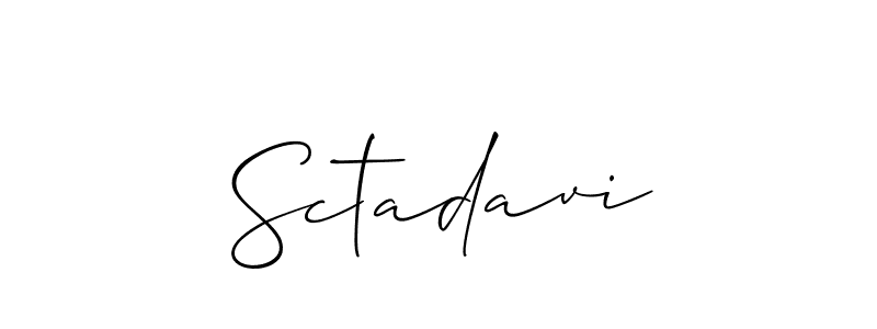 Similarly Allison_Script is the best handwritten signature design. Signature creator online .You can use it as an online autograph creator for name Sctadavi. Sctadavi signature style 2 images and pictures png