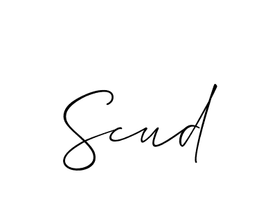 The best way (Allison_Script) to make a short signature is to pick only two or three words in your name. The name Scud include a total of six letters. For converting this name. Scud signature style 2 images and pictures png