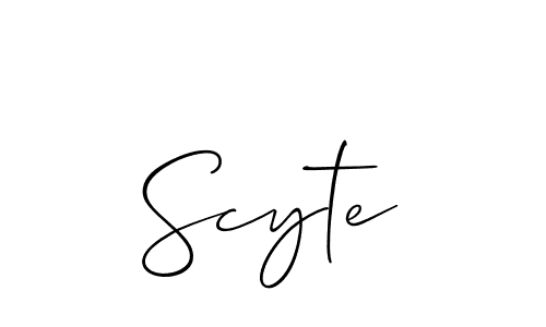 How to Draw Scyte signature style? Allison_Script is a latest design signature styles for name Scyte. Scyte signature style 2 images and pictures png