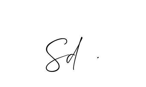 Make a short Sd  . signature style. Manage your documents anywhere anytime using Allison_Script. Create and add eSignatures, submit forms, share and send files easily. Sd  . signature style 2 images and pictures png