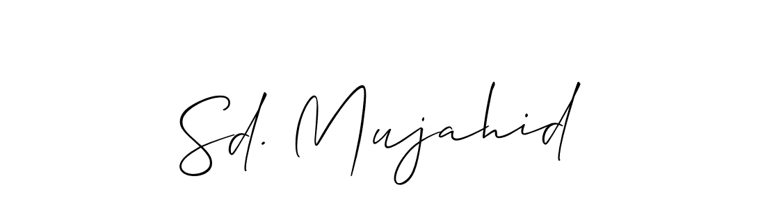 Best and Professional Signature Style for Sd. Mujahid. Allison_Script Best Signature Style Collection. Sd. Mujahid signature style 2 images and pictures png