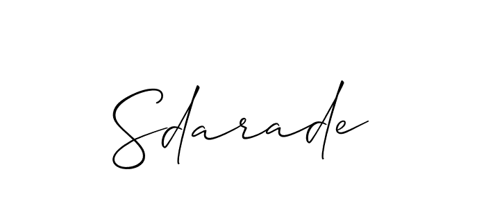 Similarly Allison_Script is the best handwritten signature design. Signature creator online .You can use it as an online autograph creator for name Sdarade. Sdarade signature style 2 images and pictures png