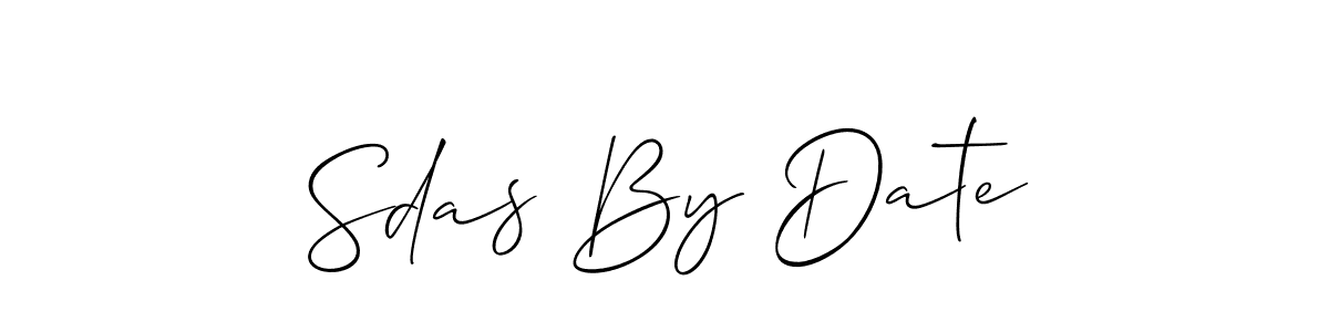 Also You can easily find your signature by using the search form. We will create Sdas By Date name handwritten signature images for you free of cost using Allison_Script sign style. Sdas By Date signature style 2 images and pictures png