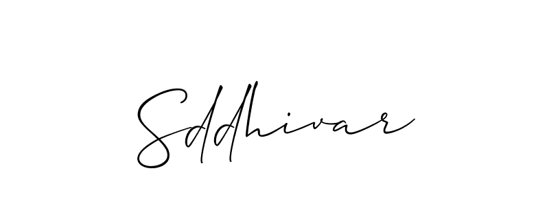 Similarly Allison_Script is the best handwritten signature design. Signature creator online .You can use it as an online autograph creator for name Sddhivar. Sddhivar signature style 2 images and pictures png