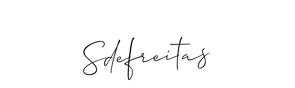 You should practise on your own different ways (Allison_Script) to write your name (Sdefreitas) in signature. don't let someone else do it for you. Sdefreitas signature style 2 images and pictures png