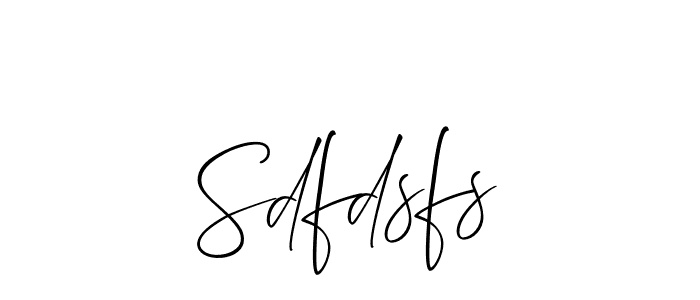 Use a signature maker to create a handwritten signature online. With this signature software, you can design (Allison_Script) your own signature for name Sdfdsfs. Sdfdsfs signature style 2 images and pictures png