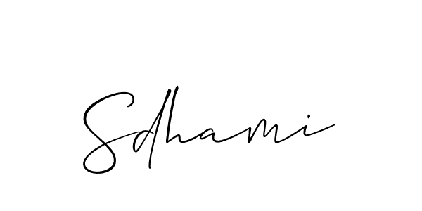 Make a short Sdhami signature style. Manage your documents anywhere anytime using Allison_Script. Create and add eSignatures, submit forms, share and send files easily. Sdhami signature style 2 images and pictures png