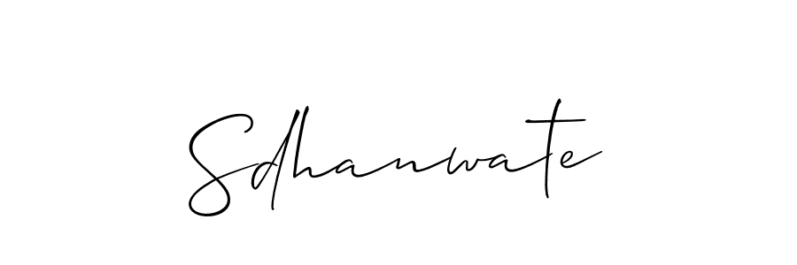 Similarly Allison_Script is the best handwritten signature design. Signature creator online .You can use it as an online autograph creator for name Sdhanwate. Sdhanwate signature style 2 images and pictures png