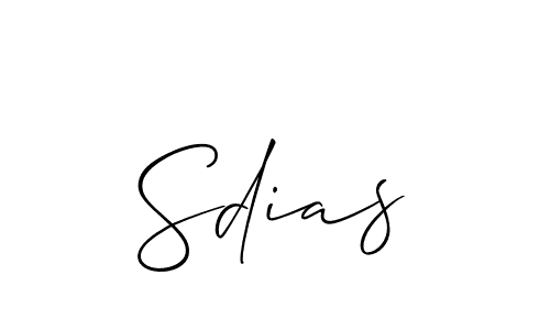 Similarly Allison_Script is the best handwritten signature design. Signature creator online .You can use it as an online autograph creator for name Sdias. Sdias signature style 2 images and pictures png