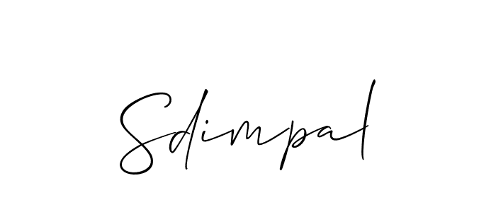You can use this online signature creator to create a handwritten signature for the name Sdimpal. This is the best online autograph maker. Sdimpal signature style 2 images and pictures png