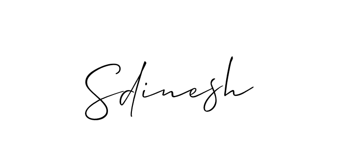 Also You can easily find your signature by using the search form. We will create Sdinesh name handwritten signature images for you free of cost using Allison_Script sign style. Sdinesh signature style 2 images and pictures png