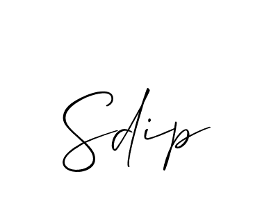 It looks lik you need a new signature style for name Sdip. Design unique handwritten (Allison_Script) signature with our free signature maker in just a few clicks. Sdip signature style 2 images and pictures png