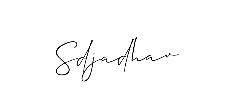 Once you've used our free online signature maker to create your best signature Allison_Script style, it's time to enjoy all of the benefits that Sdjadhav name signing documents. Sdjadhav signature style 2 images and pictures png