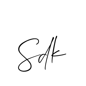 How to Draw Sdk signature style? Allison_Script is a latest design signature styles for name Sdk. Sdk signature style 2 images and pictures png