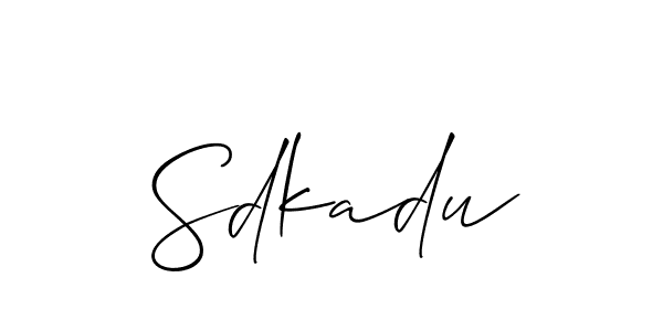 Check out images of Autograph of Sdkadu name. Actor Sdkadu Signature Style. Allison_Script is a professional sign style online. Sdkadu signature style 2 images and pictures png