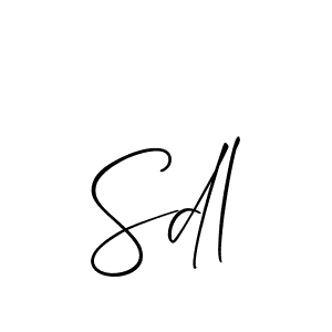 How to make Sdl name signature. Use Allison_Script style for creating short signs online. This is the latest handwritten sign. Sdl signature style 2 images and pictures png
