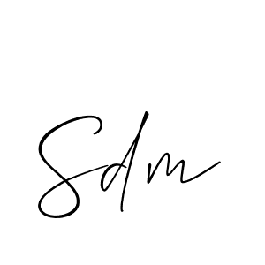 Similarly Allison_Script is the best handwritten signature design. Signature creator online .You can use it as an online autograph creator for name Sdm. Sdm signature style 2 images and pictures png