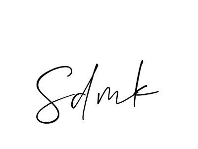 Once you've used our free online signature maker to create your best signature Allison_Script style, it's time to enjoy all of the benefits that Sdmk name signing documents. Sdmk signature style 2 images and pictures png