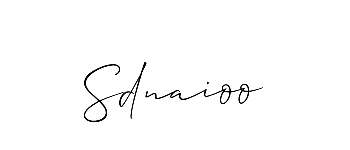 Make a beautiful signature design for name Sdnaioo. Use this online signature maker to create a handwritten signature for free. Sdnaioo signature style 2 images and pictures png