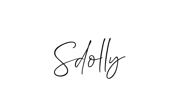 Also You can easily find your signature by using the search form. We will create Sdolly name handwritten signature images for you free of cost using Allison_Script sign style. Sdolly signature style 2 images and pictures png