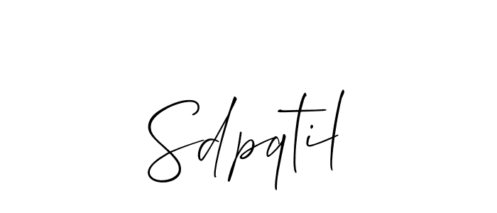 How to Draw Sdpqtil signature style? Allison_Script is a latest design signature styles for name Sdpqtil. Sdpqtil signature style 2 images and pictures png