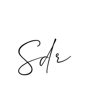Best and Professional Signature Style for Sdr. Allison_Script Best Signature Style Collection. Sdr signature style 2 images and pictures png