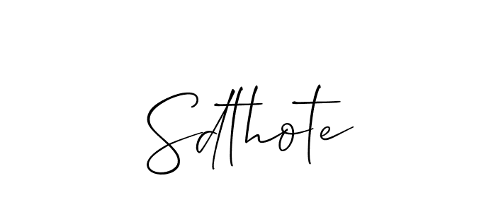You can use this online signature creator to create a handwritten signature for the name Sdthote. This is the best online autograph maker. Sdthote signature style 2 images and pictures png