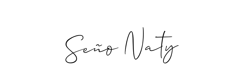 Make a beautiful signature design for name Seño Naty. Use this online signature maker to create a handwritten signature for free. Seño Naty signature style 2 images and pictures png