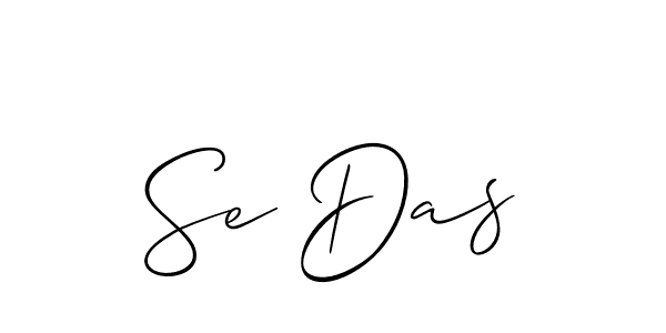 Once you've used our free online signature maker to create your best signature Allison_Script style, it's time to enjoy all of the benefits that Se Das name signing documents. Se Das signature style 2 images and pictures png
