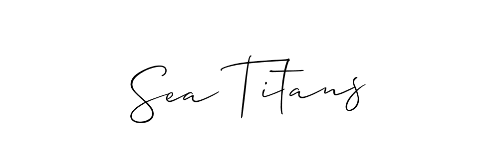 Once you've used our free online signature maker to create your best signature Allison_Script style, it's time to enjoy all of the benefits that Sea Titans name signing documents. Sea Titans signature style 2 images and pictures png