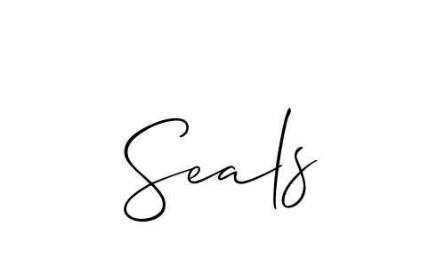 Also You can easily find your signature by using the search form. We will create Seals name handwritten signature images for you free of cost using Allison_Script sign style. Seals signature style 2 images and pictures png