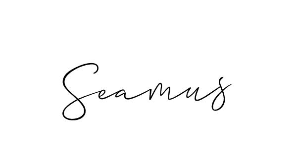 Make a short Seamus signature style. Manage your documents anywhere anytime using Allison_Script. Create and add eSignatures, submit forms, share and send files easily. Seamus signature style 2 images and pictures png