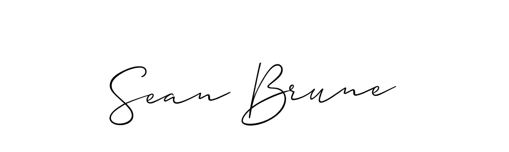 How to Draw Sean Brune signature style? Allison_Script is a latest design signature styles for name Sean Brune. Sean Brune signature style 2 images and pictures png