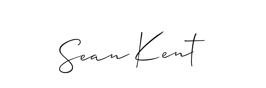 You should practise on your own different ways (Allison_Script) to write your name (Sean Kent) in signature. don't let someone else do it for you. Sean Kent signature style 2 images and pictures png