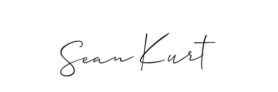 Design your own signature with our free online signature maker. With this signature software, you can create a handwritten (Allison_Script) signature for name Sean Kurt. Sean Kurt signature style 2 images and pictures png