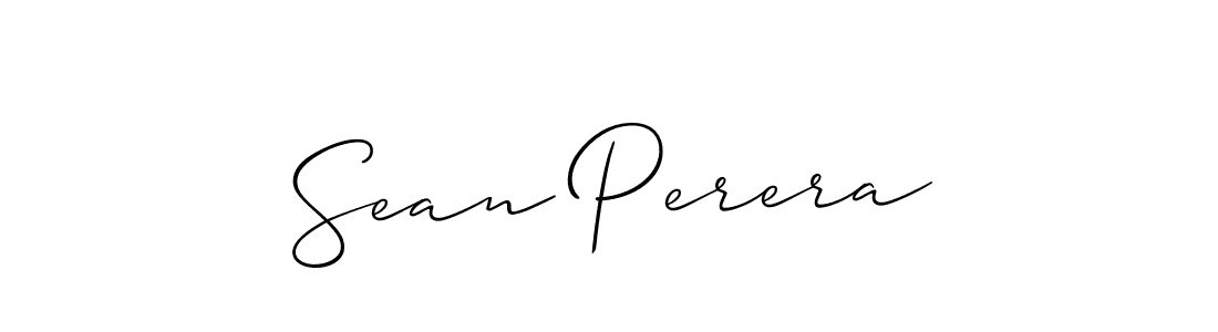 Best and Professional Signature Style for Sean Perera. Allison_Script Best Signature Style Collection. Sean Perera signature style 2 images and pictures png