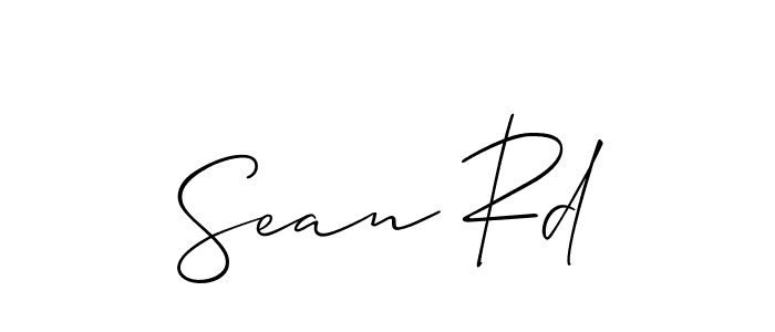 How to Draw Sean Rd signature style? Allison_Script is a latest design signature styles for name Sean Rd. Sean Rd signature style 2 images and pictures png