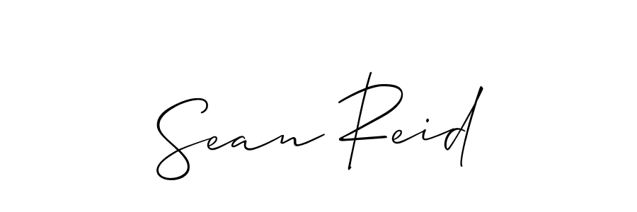 Design your own signature with our free online signature maker. With this signature software, you can create a handwritten (Allison_Script) signature for name Sean Reid. Sean Reid signature style 2 images and pictures png