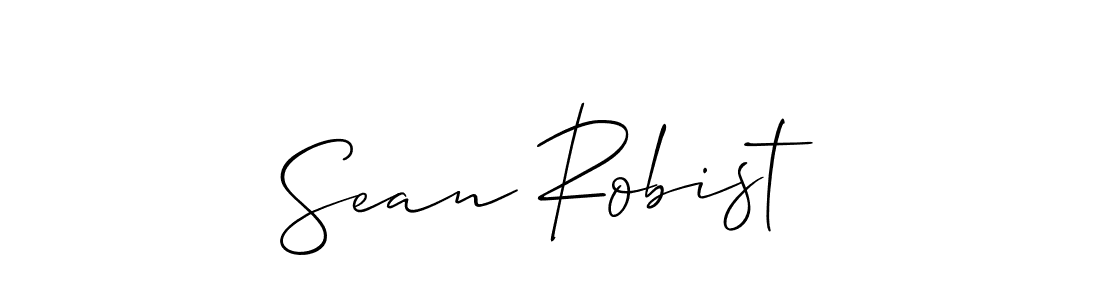 Use a signature maker to create a handwritten signature online. With this signature software, you can design (Allison_Script) your own signature for name Sean Robist. Sean Robist signature style 2 images and pictures png