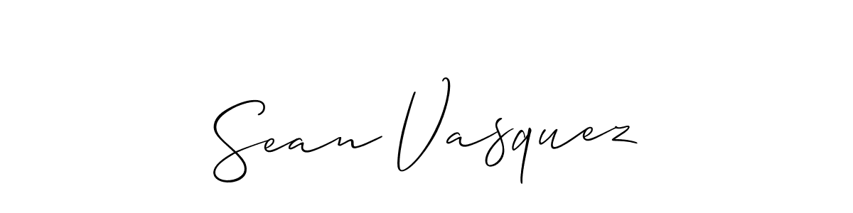 How to Draw Sean Vasquez signature style? Allison_Script is a latest design signature styles for name Sean Vasquez. Sean Vasquez signature style 2 images and pictures png
