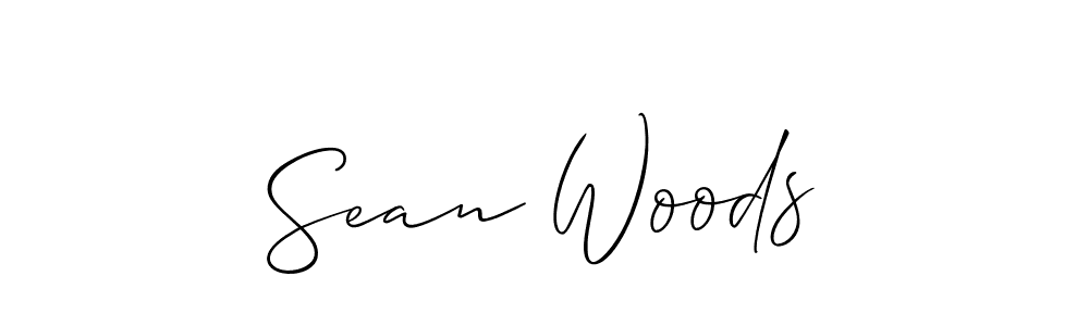 How to make Sean Woods signature? Allison_Script is a professional autograph style. Create handwritten signature for Sean Woods name. Sean Woods signature style 2 images and pictures png