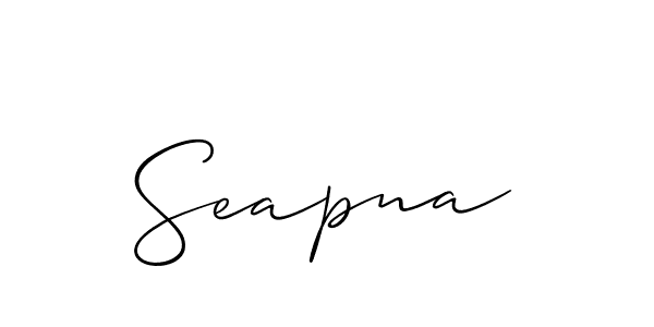 Here are the top 10 professional signature styles for the name Seapna. These are the best autograph styles you can use for your name. Seapna signature style 2 images and pictures png